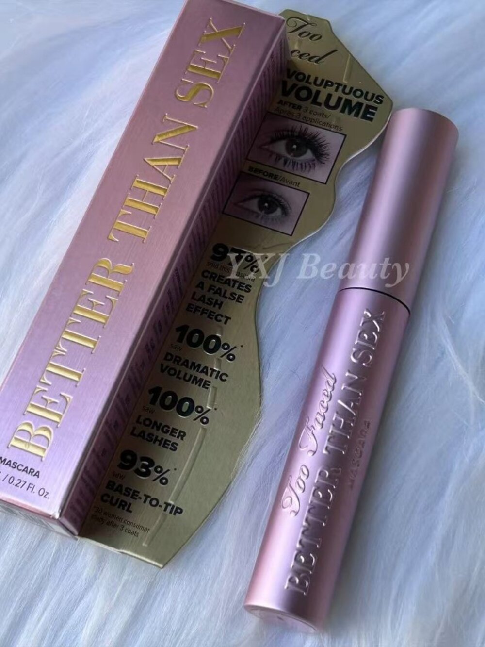 New Too Faced Better Than Sex Volumizing & Lengthening Mascara~Full Size 8 ml